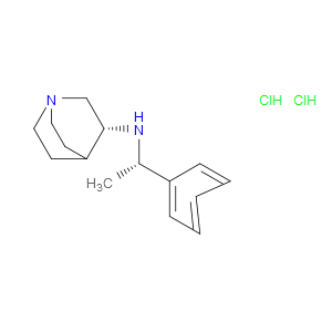 (-)-N-(1(R)-PHENYLETHYL)-1-AZABICYCLO[2.2.2]OCTAN-3(S)-AMINE DIHYDROCHLORIDE