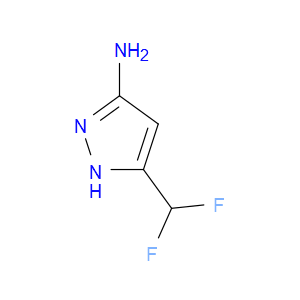 5-(DIFLUOROMETHYL)-1H-PYRAZOL-3-AMINE