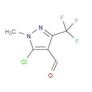 5-CHLORO-1-METHYL-3-(TRIFLUOROMETHYL)-1H-PYRAZOLE-4-CARBALDEHYDE - Click Image to Close