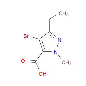 4-BROMO-3-ETHYL-1-METHYL-1H-PYRAZOLE-5-CARBOXYLIC ACID - Click Image to Close