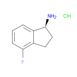 (S)-4-FLUORO-2,3-DIHYDRO-1H-INDEN-1-AMINE HYDROCHLORIDE