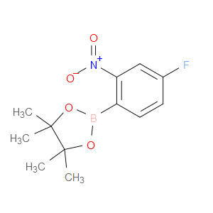 2-(4-FLUORO-2-NITROPHENYL)-4,4,5,5-TETRAMETHYL-1,3,2-DIOXABOROLANE