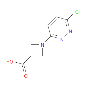 1-(6-CHLOROPYRIDAZIN-3-YL)AZETIDINE-3-CARBOXYLIC ACID