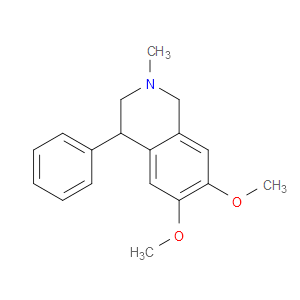 6,7-DIMETHOXY-2-METHYL-4-PHENYL-1,2,3,4-TETRAHYDROISOQUINOLINE