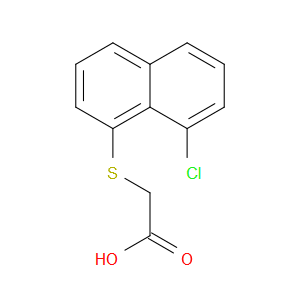 2-(8-CHLORO-1-NAPHTHYLTHIO)ACETIC ACID