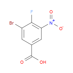 3-BROMO-4-FLUORO-5-NITROBENZOIC ACID