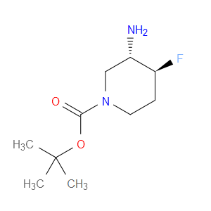 TERT-BUTYL (3S,4S)-3-AMINO-4-FLUOROPIPERIDINE-1-CARBOXYLATE - Click Image to Close