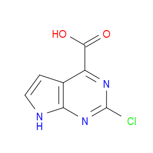 2-CHLORO-7H-PYRROLO[2,3-D]PYRIMIDINE-4-CARBOXYLIC ACID - Click Image to Close