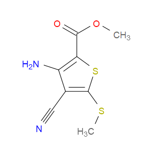 METHYL 3-AMINO-4-CYANO-5-(METHYLTHIO)THIOPHENE-2-CARBOXYLATE
