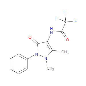 N-(2,3-DIMETHYL-5-OXO-1-PHENYL-2,5-DIHYDRO-1H-PYRAZOL-4-YL)-2,2,2-TRIFLUOROACETAMIDE
