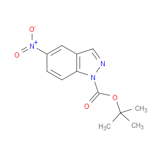 TERT-BUTYL 5-NITRO-1H-INDAZOLE-1-CARBOXYLATE - Click Image to Close