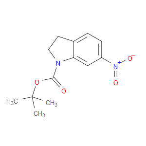 TERT-BUTYL 6-NITROINDOLINE-1-CARBOXYLATE