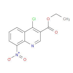 ETHYL 4-CHLORO-8-NITROQUINOLINE-3-CARBOXYLATE