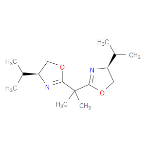 (4S,4'S)-2,2'-(PROPANE-2,2-DIYL)BIS(4-ISOPROPYL-4,5-DIHYDROOXAZOLE)