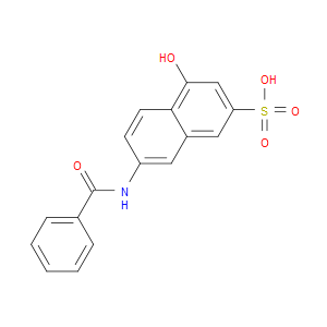 7-BENZAMIDO-4-HYDROXYNAPHTHALENE-2-SULFONIC ACID