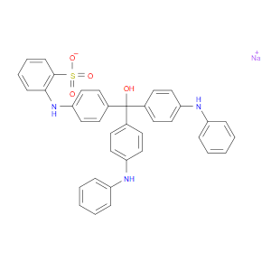 SODIUM 2-((4-(HYDROXYBIS(4-(PHENYLAMINO)PHENYL)METHYL)PHENYL)AMINO)BENZENESULFONATE - Click Image to Close