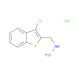 1-(3-CHLOROBENZO[B]THIOPHEN-2-YL)-N-METHYLMETHANAMINE HYDROCHLORIDE