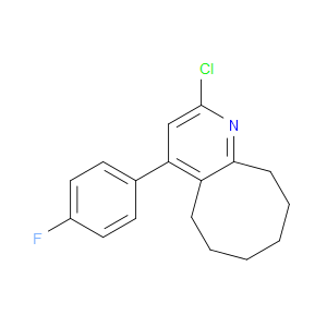 2-CHLORO-4-(4-FLUOROPHENYL)-5,6,7,8,9,10-HEXAHYDROCYCLOOCTA[B]PYRIDINE