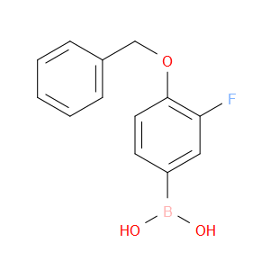 4-BENZYLOXY-3-FLUOROPHENYLBORONIC ACID - Click Image to Close