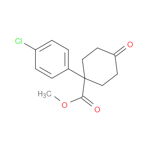 METHYL 1-(4-CHLOROPHENYL)-4-OXOCYCLOHEXANECARBOXYLATE - Click Image to Close