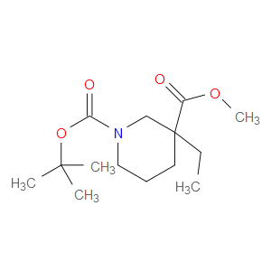 METHYL 1-BOC-3-ETHYLPIPERIDINE-3-CARBOXYLATE