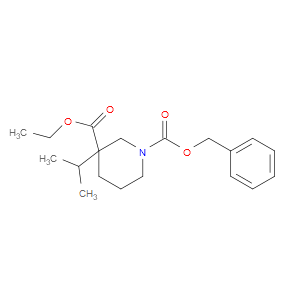 ETHYL 1-CBZ-3-ISOPROPYLPIPERIDINE-3-CARBOXYLATE