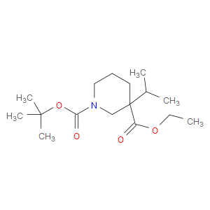 ETHYL 1-BOC-3-ISOPROPYLPIPERIDINE-3-CARBOXYLATE - Click Image to Close