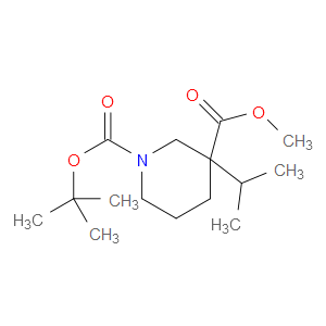 METHYL 1-BOC-3-ISOPROPYLPIPERIDINE-3-CARBOXYLATE