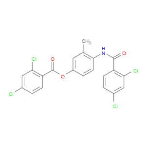 2,4-DICHLORO-N-[4-(2,4-DICHLOROBENZOYLOXY)-2-METHYLPHENYL]BENZAMIDE - Click Image to Close