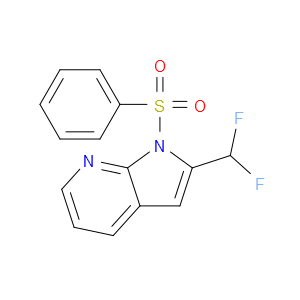 2-DIFLUOROMETHYL-1-PHENYLSULFONYL-7-AZAINDOLE - Click Image to Close