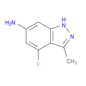 4-FLUORO-3-METHYL-1H-INDAZOL-6-AMINE - Click Image to Close