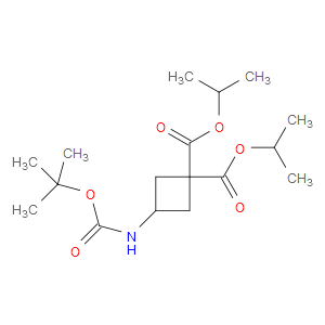 3-TERT-BUTOXYCARBONYLAMINO-CYCLOBUTANE-1,1-DICARBOXYLIC ACID DIISOPROPYL ESTER