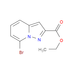 ETHYL 7-BROMOPYRAZOLO[1,5-A]PYRIDINE-2-CARBOXYLATE