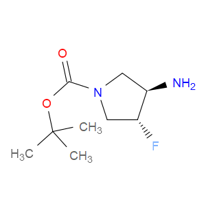 TRANS-1-BOC-3-AMINO-4-FLUOROPYRROLIDINE