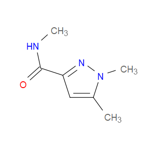 N,1,5-TRIMETHYL-1H-PYRAZOLE-3-CARBOXAMIDE - Click Image to Close