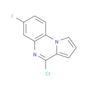 4-CHLORO-7-FLUOROPYRROLO[1,2-A]QUINOXALINE - Click Image to Close