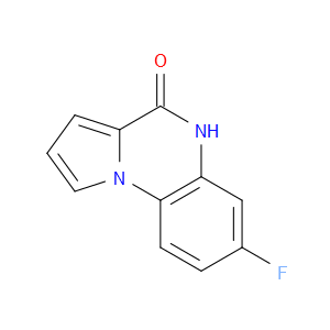 7-FLUOROPYRROLO[1,2-A]QUINOXALIN-4(5H)-ONE