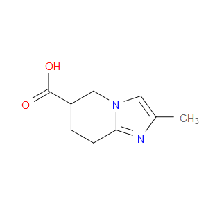 2-METHYL-5,6,7,8-TETRAHYDROIMIDAZO[1,2-A]PYRIDINE-6-CARBOXYLIC ACID