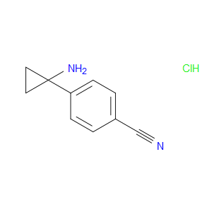 4-(1-AMINOCYCLOPROPYL)BENZONITRILE HYDROCHLORIDE - Click Image to Close