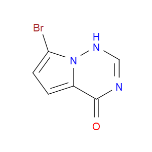 7-BROMO-3H,4H-PYRROLO[2,1-F][1,2,4]TRIAZIN-4-ONE - Click Image to Close