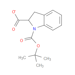 1-(TERT-BUTOXYCARBONYL)-2-INDOLINECARBOXYLIC ACID - Click Image to Close
