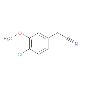 2-(4-CHLORO-3-METHOXYPHENYL)ACETONITRILE - Click Image to Close