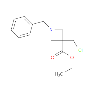 ETHYL 1-BENZYL-3-(CHLOROMETHYL)AZETIDINE-3-CARBOXYLATE