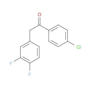 1-(4-CHLOROPHENYL)-2-(3,4-DIFLUOROPHENYL)ETHANONE