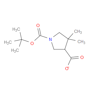1-[(TERT-BUTOXY)CARBONYL]-4,4-DIMETHYLPYRROLIDINE-3-CARBOXYLIC ACID