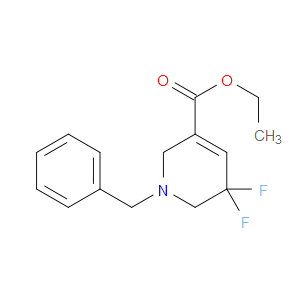 ETHYL 1-BENZYL-5,5-DIFLUORO-1,2,5,6-TETRAHYDROPYRIDINE-3-CARBOXYLATE - Click Image to Close