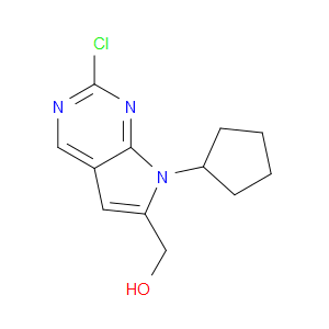 (2-CHLORO-7-CYCLOPENTYL-7H-PYRROLO[2,3-D]PYRIMIDIN-6-YL)METHANOL