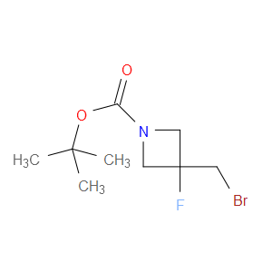 TERT-BUTYL 3-(BROMOMETHYL)-3-FLUOROAZETIDINE-1-CARBOXYLATE