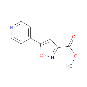 METHYL 5-(4-PYRIDYL)ISOXAZOLE-3-CARBOXYLATE - Click Image to Close