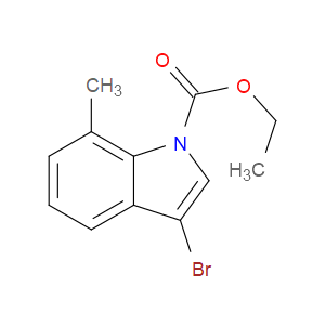 ETHYL 3-BROMO-7-METHYLINDOLE-1-CARBOXYLATE
